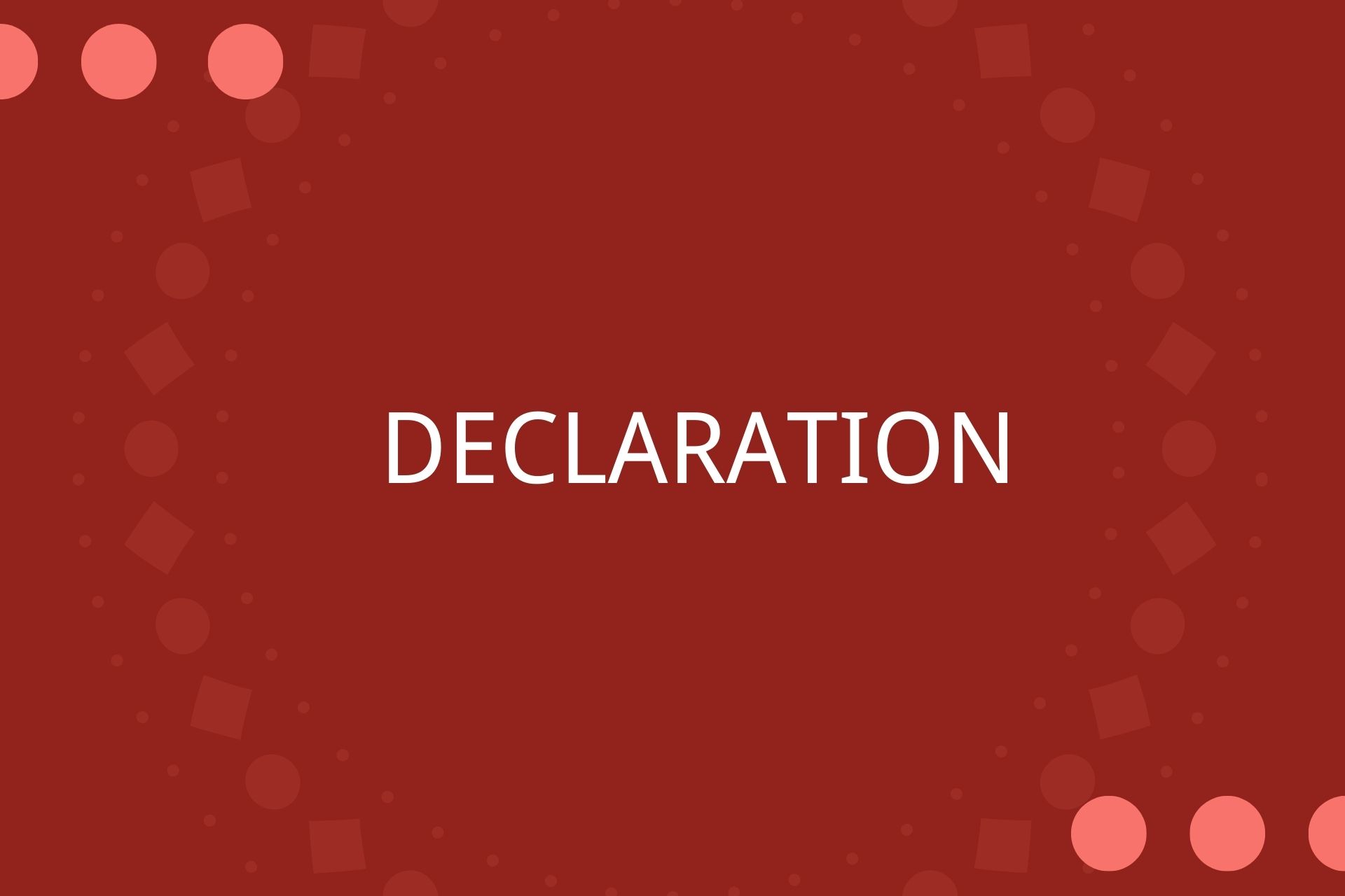 Декларация