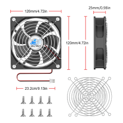 2针直流冷却风扇