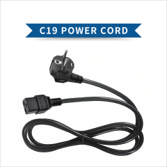 C19 European Standard Power Cord