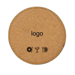 Round Cork Beverage Coaster