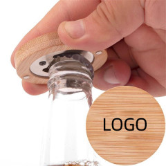 Wooden Fridge Magnet W/ Opener