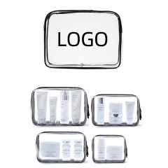 Clear Stadium Cosmetic Bag(9 1/16" W x 6 5/16" H x 2 15/16" G)