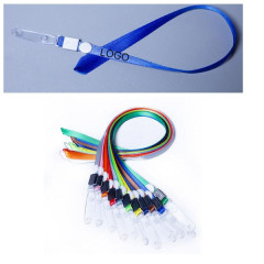 3/8" Polyester Lanyard with Clip