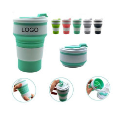 12 Oz Silicone Collapsible Coffee Cup