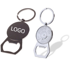 Metal Calendar Shape Bottle Opener W/ Keying