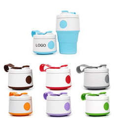 13 Oz Collapsible Travel Coffee Cup