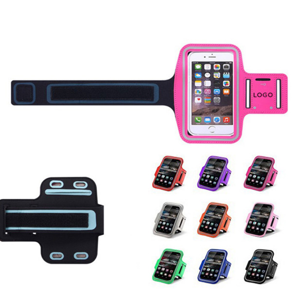 Phone Armband Case Running Holder W/ Key Pocket,Chargers & Cables