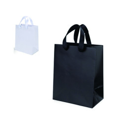 Matte Laminated Gift Bag w/ Ribbon Handles(7" W x 4 3/4" G x 8 1/4" H)