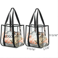 Clear Tote Bag W/ Dual Reinforced Handles