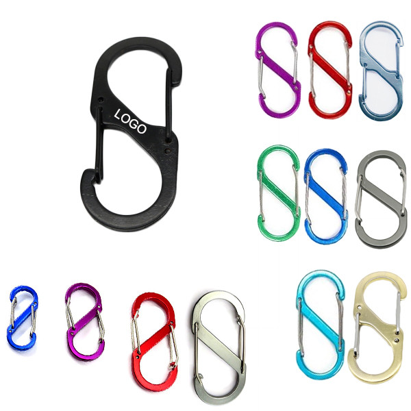 Sshaped Carabiners(5/8" W x 1 9/16" H),Keychains
