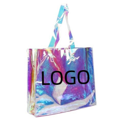 Iridescent PVC Tote Bag