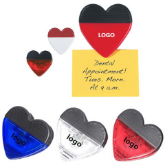 Heart Magnetic Memo Clip