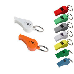 Plastic Whistle W/ Keyring