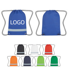 Reflective Non-Woven Drawstring Bag