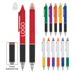 2-In-1 Ballpoint Highlighter Pen