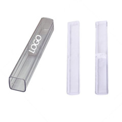 Plastic Clear Single Pen Box - Rectangle