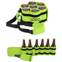 Collapsible 6 Pack Beer Bottle Cooler