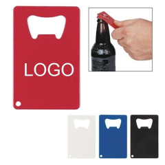 Credit Card Shaped Plastic Bottle Opener