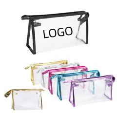 Waterproof PVC Folding Zipper Cosmetic Bag