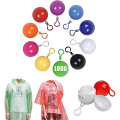 Disposable Plastic Ball Raincoats