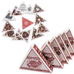 Triangle shaped playing card