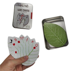 Leaf Shaped Playing Card