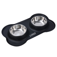 Pet Bowl W/ Non-Slip Silicone Mat