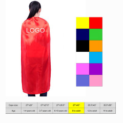 27''x 43'' Teenager and adult Superhero Cape