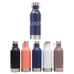 17oz Stainless Steel Vacuum Bottle W/ Handle