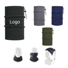 Winter Fleece Drawstring Windproof Gaiter Mask