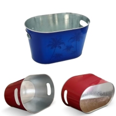 3 Qt Iron Double Handles Beer Ice Bucket