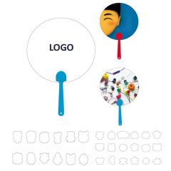 Custom Shape Plastic Hand Fan
