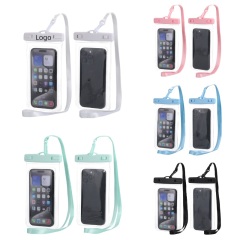 Clear Waterproof Phone Pouch W/ Lanyards