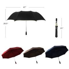 47" Dia Auto-open Folding Golf Umbrella