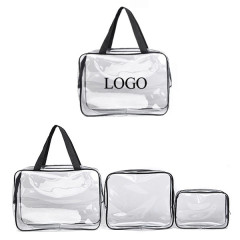 Medium PVC Cosmetic Bag W/ Zipper