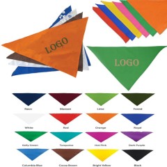 Large Triangle Polyester Pet Bandanna