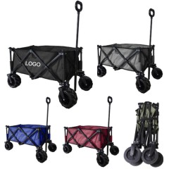 Outdoor Beach Camping Folding Cart Wagon