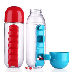 3-in-1 Weekly Pill Box Water Bottle