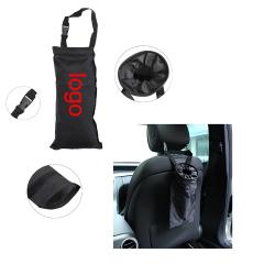 Car Trash Storage Headrest Bag