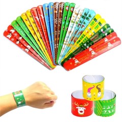 1 3/16" PVC Slap Bracelets