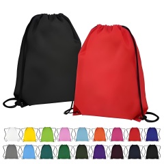 Non-Woven Drawstring Backpack W/ Grommets (14" x 17")