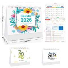 12-Month Desk Calendar