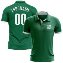 Custom Full Color 100% Polyester Performance Polo Shirt