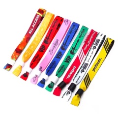 1/2" Sublimated Wristbands W/ Locking Bead