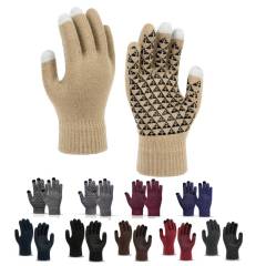Non-Slip Gloves W/ 3 Finger Touch