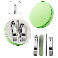 4-in-1 Stainless Steel Nail Clipper Kit W/ Case