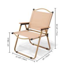 Foldable Kermit-Style Camping Chair – Large