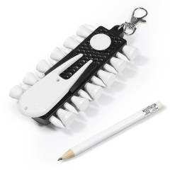 3-Piece Golf Tee & Divot Tool Set