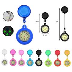Luminous Retractable Silicone Fob Watch