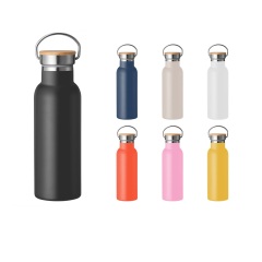 20 oz Stainless Steel Double Wall Vacuum Insulated Tumbler W/Handle